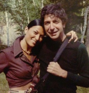 With Leonard Cohen